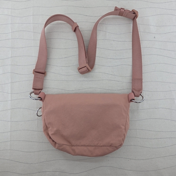Lululemon Womens All Night Festival Bag Micro 1.5L Blush Silver Zipper Foldover - Picture 3 of 9